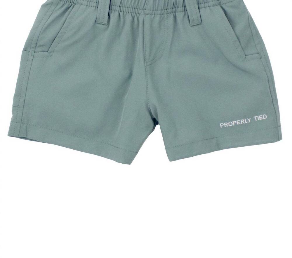 NEW PROPERLY TIED girls pintail shorts in moss